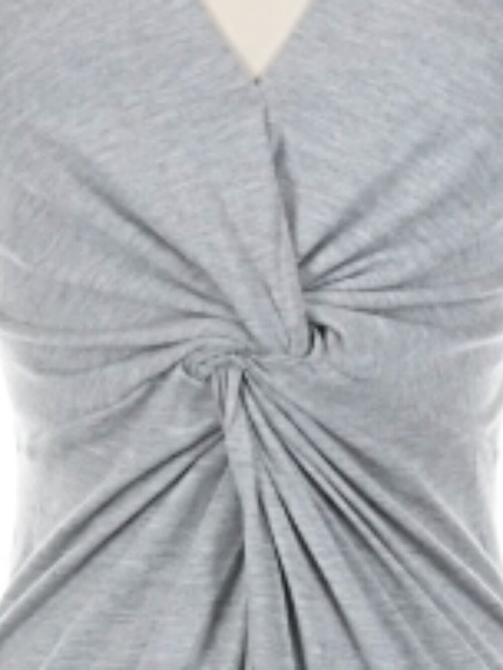 Nine Britton Grey Twist Knot-Front Maxi Dress - Size XS - Like New - Picture 2 of 8